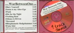 9 Track Sampler von War Between One – Cover