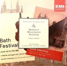 Violin Concertos von Malcolm Williamson – Cover