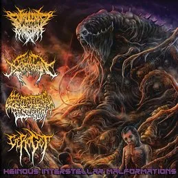 Heinous Interstellar Malformations von Facelift Deformation – Album Cover