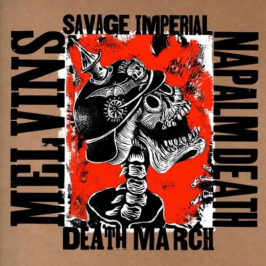 Savage Imperial Death March von Napalm Death – Album Cover