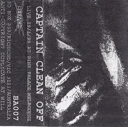 Live 29/1/99 at Pink Palace Melbourne von Captain Cleanoff – Album Cover