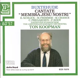 Cantate "Membra Jesu Nostri" von Dieterich Buxtehude – Album Cover