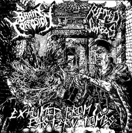 Exhumed from Eastern Tombs von Brain Corrosion – Cover