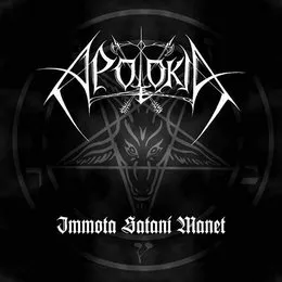 Immota Satani Manet von Apolokia – Cover