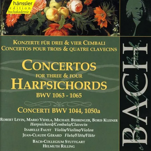 Konzerte für drei und vier Cembali, BWV 1063–1065 / Concerti BWV 1044, 1050a