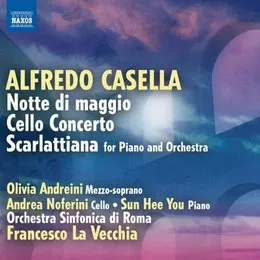 Notte di maggio / Cello Concerto / Scarlattiana von Alfredo Casella – Album Cover