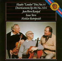 "London" Trios, nos. 1-4 / Divertissement, op. 100, nos. 2 & 6 von Isaac Stern – Album Cover