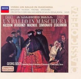Un ballo in maschera von Cornell MacNeil – Album Cover
