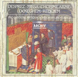 Desprez: Missa «L’Homme arme» / Ockeghem: Requiem von Pro Cantione Antiqua – Album Cover