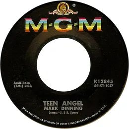 Teen Angel / Bye Now Baby von Mark Dinning – Cover