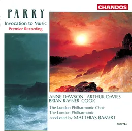 Invocation to Music von Hubert Parry – Album Cover
