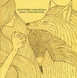 Locktender,Coma Regalia, Oaken, Wounded Knee split 12" von Locktender – Album Cover