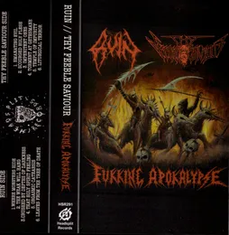 Fukking Apocalypse von Thy Feeble Saviour – Album Cover