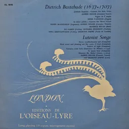 Music of Buxtehude / Lutenist Songs von Dieterich Buxtehude – Album Cover