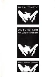 ORGASMechanism von Die Form – Album Cover