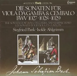 Die Sonaten für Viola da gamba und Cembalo von Siegfried Pank – Album Cover