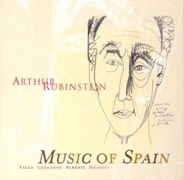 The Rubinstein Collection, Volume 18: Granados / Falla / Albéniz / Mompou von Frederic Mompou – Album Cover