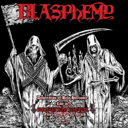 Desecration of Belo Horizonte – Live in Brazilian Ritual Records Fifth Attack von Blasphemy – Cover