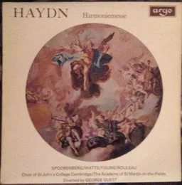 Harmoniemesse von Choir of St John’s College, Cambridge – Album Cover