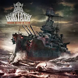 Through Oceans of Flesh von Devastator – Album Cover
