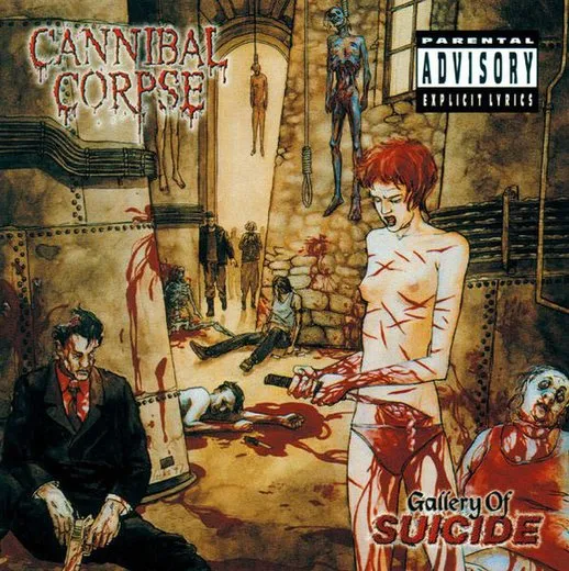 Gallery of Suicide von Cannibal Corpse – Album Cover