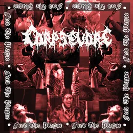 Feed the Plague von Corpsevore – Album Cover