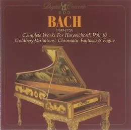 Complete Works for Harpsichord, Vol. 10: 'Goldberg-Variations' / Chromatic Fantasia & Fugue von Christiane Jaccottet – Album Cover