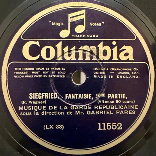 Siegfried. Fantaisie