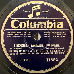 Siegfried. Fantaisie von Richard Wagner – Album Cover