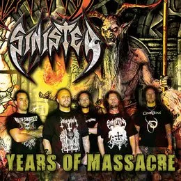 Years of Massacre von Sinister – Cover