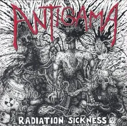 Radiation Sickness / 13 Stabwounds: Contemplating Death von Antigama – Album Cover