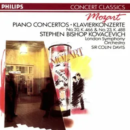 Piano concertos no. 20, K. 466 & no. 23 K. 488 von Stephen Kovacevich – Album Cover