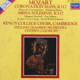 Coronation Mass, K. 317 / Missa Solemnis, K. 337 von Ann Murray – Album Cover