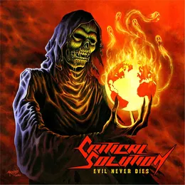 Evil Never Dies von Critical Solution – Album Cover