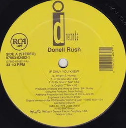 If Only You Knew von Donell Rush – Cover