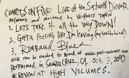 Live at the Saturn Diner von Comets on Fire – Album Cover