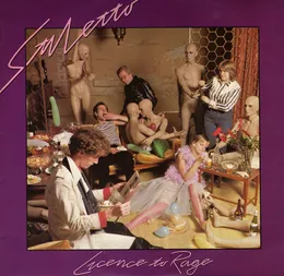 Licence to Rage von Stiletto – Album Cover