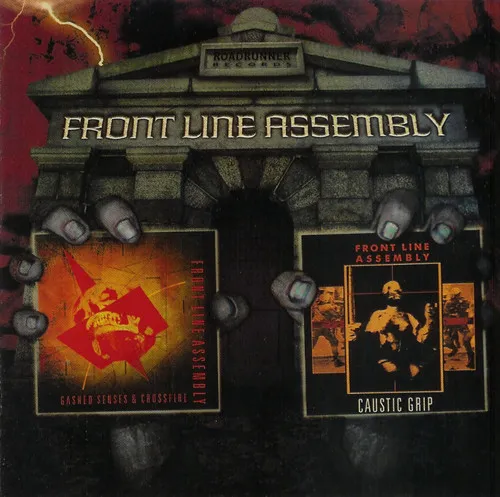 Two From the Vault: Gashed Senses & Crossfire / Caustic Grip von Front Line Assembly – Cover