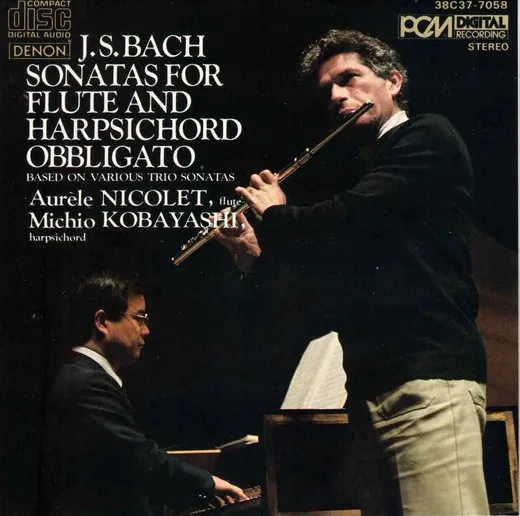 J. S. Bach, Sonatas For Flute And Harpsichord Obligato