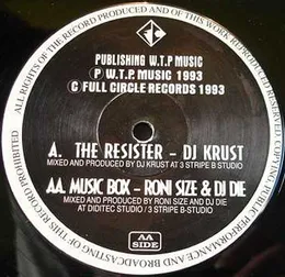 The Resister / Music Box von Krust – Album Cover