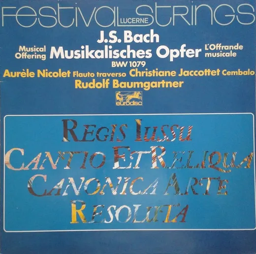 Musikalisches Opfer, BWV 1079