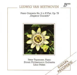 Piano Concerto no. 5 in E-flat, op. 73 "Emperor Concerto" von Peter Toperczer – Album Cover