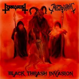 Black Thrash Invasion von Terrorist – Album Cover