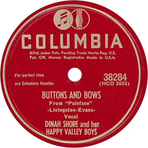 Buttons and Bows / Daddy-O