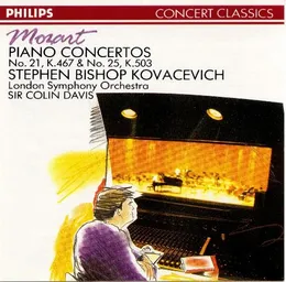 Piano Concertos no. 21, K. 467 & no. 25, K. 503 von Stephen Kovacevich – Album Cover